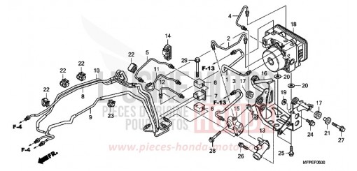 MODULATEUR ABS CB1300SAA de 2010